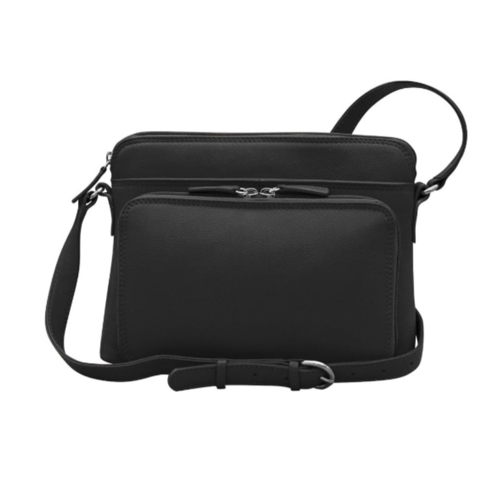 ili New York Genuine Leather Crossbody Bags for Women RFID Blocking NWT